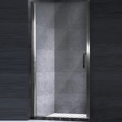 Душевая дверь Esbano ES-80LD 80 L ESDN80LDL пр-ль хром стекло прозрачное