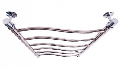 Водяной полотенцесушитель Акванерж Волна 500х500 (05-075050)