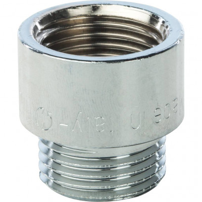 Удлинитель резьбовый STOUT латунь хромированный 1/2X15 SFT-0002-001215