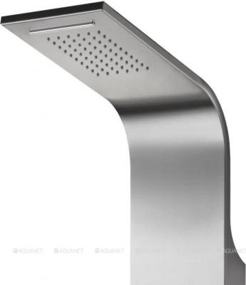 Душевая панель Galaxy Matt с гидромассажем и изливом хром (00237437)