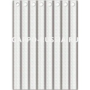 Шторка для ванны Gappo белый (G8657) 180x200 см