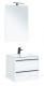 Комплект мебели для ванной Aquanet Lino 60 белый матовый (00271951)  (00271951)