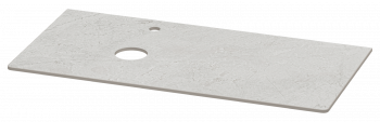 Столешница под раковину Misty Роял 1000x496x10 серый (MA01-100)