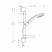 Hansgrohe Croma 100 1jet/Unica'C 27717000 душевой гарнитур 65 см, хром