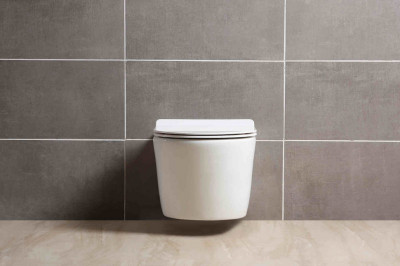 Унитаз компакт Aquatek ОБЕРОН подвесной безободковый с бачком сиденье микролифт AQ1363W-00