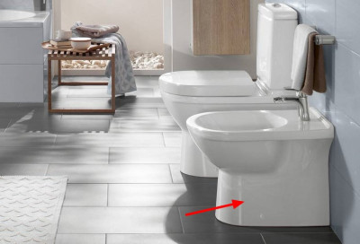 Villeroy&Boch O.novo 54610001 биде напольное, белое
