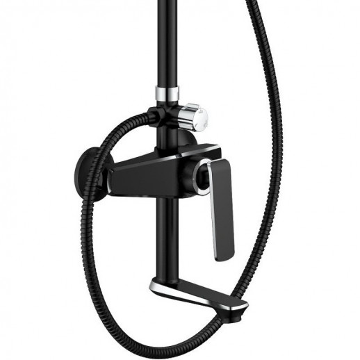 Душевая система Haiba HB24548-7 (латунь) черный, хром