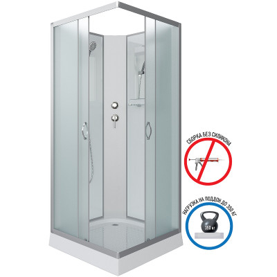 Душевая кабина Niagara Classic 90х90 NG-1101-14BK квадратная