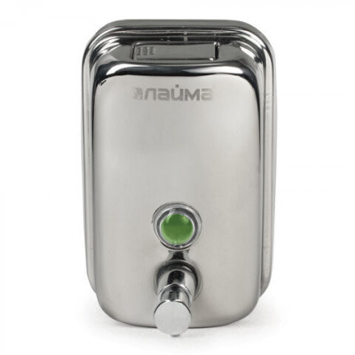Диспенсер для жидкого мыла LAIMA PROFESSIONAL BASIC, 0,5 л., нержавеющая сталь, зеркальный, 601795