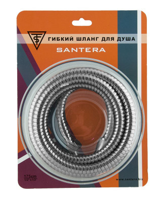 Шланг Santera ST 2600.175 душевой,  1/2 "x 1/2 "к, в блистере, 175 см