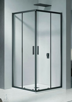 Душевой угол Riho Hamar 2.0 90x90 G007005121 пр-ль черный матовый стекло прозрачное