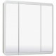 Зеркальный шкаф в ванную Runo Эрика 80 УТ000003321 белый прямоугольное  (УТ000003321)
