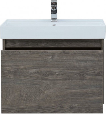 Тумба с раковиной Aquanet Nova Lite 75 дуб рошелье (1 ящик) напольная/подвесная (00245242)