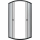 Душевой угол Triton Альфа-Блэк 90х90 Щ0000054224 пр-ль черный стекло прозрачное  (Щ0000054224)