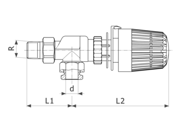 Viega Угловой радиаторный вентиль