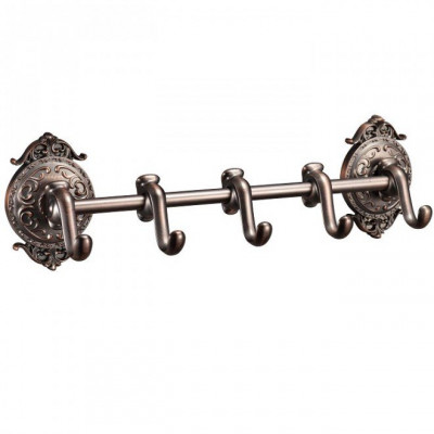 Hayta Gabriel Antic Brass 13902-5/VBR планка с пятью крючками, античная бронза