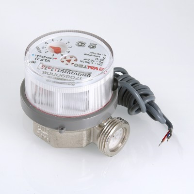 Водосчетчик VALTEC универсальный квартирный БЕЗ СГОНОВ до +90С, 1,5м3, 1/2, 110 мм VLF-15U-L.110