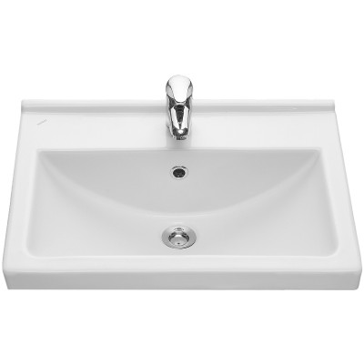 Раковина подвесная Santeri Визит 55 1.3115.3.S00.11B.0 белая прямоугольная