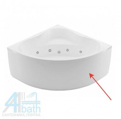 Aquanet Palau 00155868 экран под ванну 140х62 см, белый