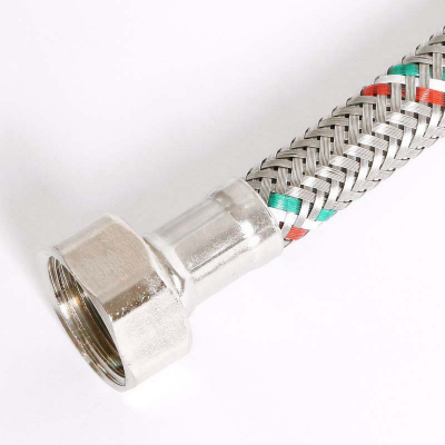 Гибкая подводка для смесителя UNI-FITT М10х1 - 1/2" 120 см оплетка из нержавеющей стали (502S2812)