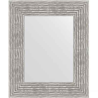 Зеркало настенное Evoform Definite 56х46 BY 3025 в багетной раме Волна хром 90 мм