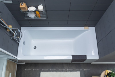 Акриловая ванна Aquanet Bright 175x70 с каркасом пристенная прямоугольная (00273795)