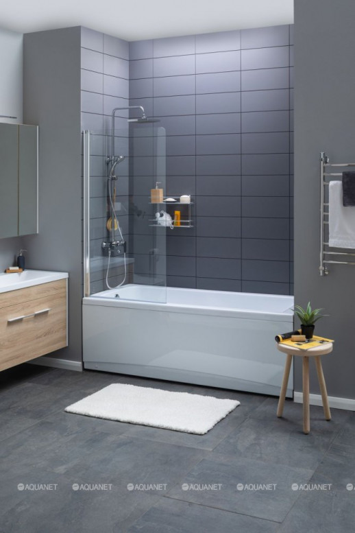 Акриловая ванна Aquanet Bright 175x70 с каркасом пристенная прямоугольная (00273795)