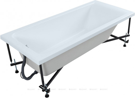 Акриловая ванна Aquanet Bright 175x70 с каркасом пристенная прямоугольная (00273795)