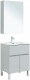 Комплект мебели для ванной Aquanet Алвита New 60 1 ящик, 2 дверцы, серый (00274530)  (00274530)