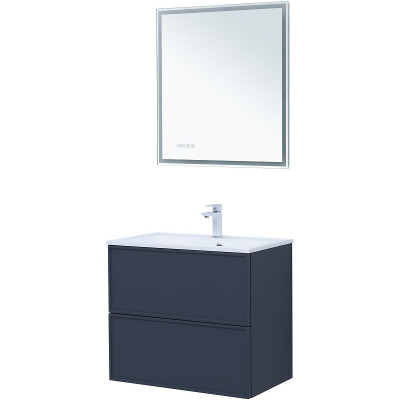 Тумба под раковину Aquanet Арт 75 313265 подвесная маренго