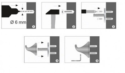 WasserKRAFT Wern K-2591, 32см держатель бумажных полотенец, 32см, хром