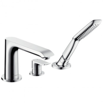 Hansgrohe Metris 31190000 смеситель на борт ванны с душем (внешняя часть), хром
