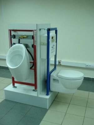 Писсуар подвесной Jacob Delafon Patio E1548-00, белый, фарфор, 33.5 см