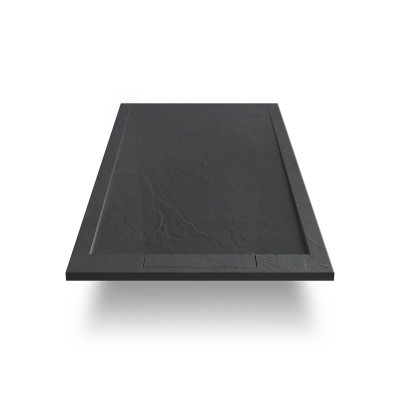 Душевой поддон Vincea искусственный камнь VST-4SRL8012A1200х800х25 антрацит прямоугольный