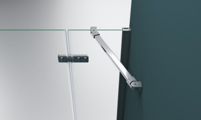 Душевой уголок Belbagno kraft-ah-12-100/80-c-cr-r, правосторонняя, прямоугольная, 100х80х195 см