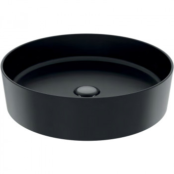 Раковина-чаша Creavit Loop 45 LP145-00SM00E-0000 черная матовая круглая