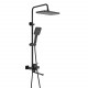 Душевая система Shevanik S6136H, черный (S6136H)