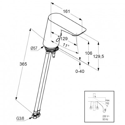 Kludi Balance 5220005 смеситель для умывальника, хром