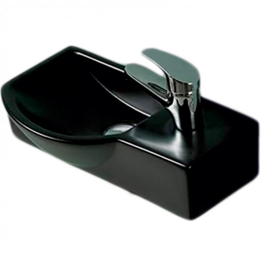 Раковина SantiLine SL-2013LMB 40 Черная матовая Прямоугольная