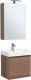 Мебель для ванной Aquanet Нью-Йорк 60 орех напольная/подвесная (00211659)  (00211659)
