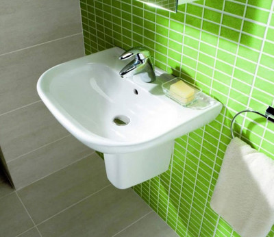 Раковина подвесная Jika Olymp 55 8.1061.2.000.104.9 белая прямоугольная