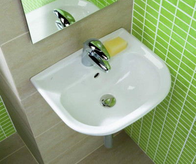 Раковина подвесная Jika Olymp 55 8.1061.2.000.104.9 белая прямоугольная