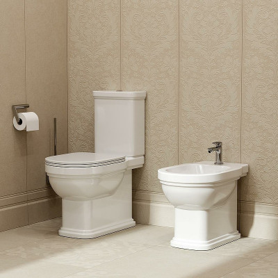 Биде Kerama Marazzi Pompei PO.bidet.01 белое глянцевое напольное керамика