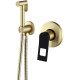 Гигиенический душ со смесителем Bronze de Luxe Element EL28GB матовое золото черный  (EL28GB)