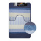 Коврик GFmark в ванную STARLOOP двойной синий 55х90, 55х45 см 100% полиэстер, ворс 6 мм (00822)  (00822)