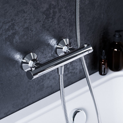 Смеситель для душа Damixa Jupiter 776000000 с термостатом хром