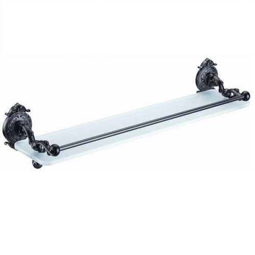 Hayta Gabriel Antic Brass 13909/VBR полка стеклянная прямая с бортом