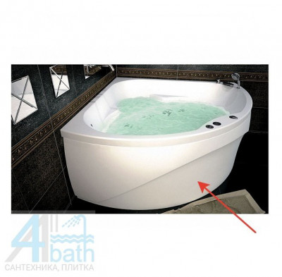 Aquanet Vitoria 00181462 экран под ванну 130х57 см, белый