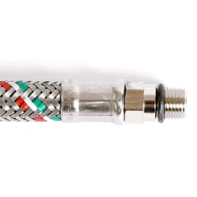 Гибкая подводка для смесителя UNI-FITT М10х1 - 1/2" 150 см оплетка из нержавеющей стали (502S2815)