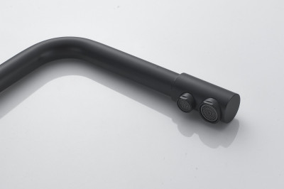 Смеситель для кухни с подключением фильтра Maretti Project Black PB31RZF12, черный